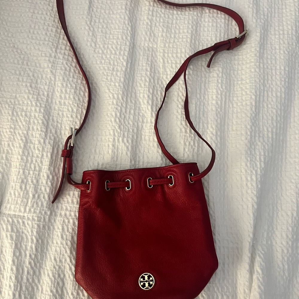 Tory Burch Cherry Red Crossbody Bag